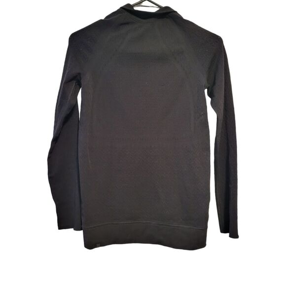 Lululemon Black Quarter Zip Pullover Women's Size 2 - Picture 2 of 8